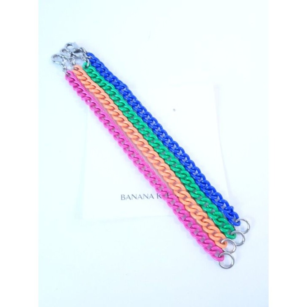 Banana Republic Rainbow Stackable Enamel Link Bracelet  NWT $39. Set of 4